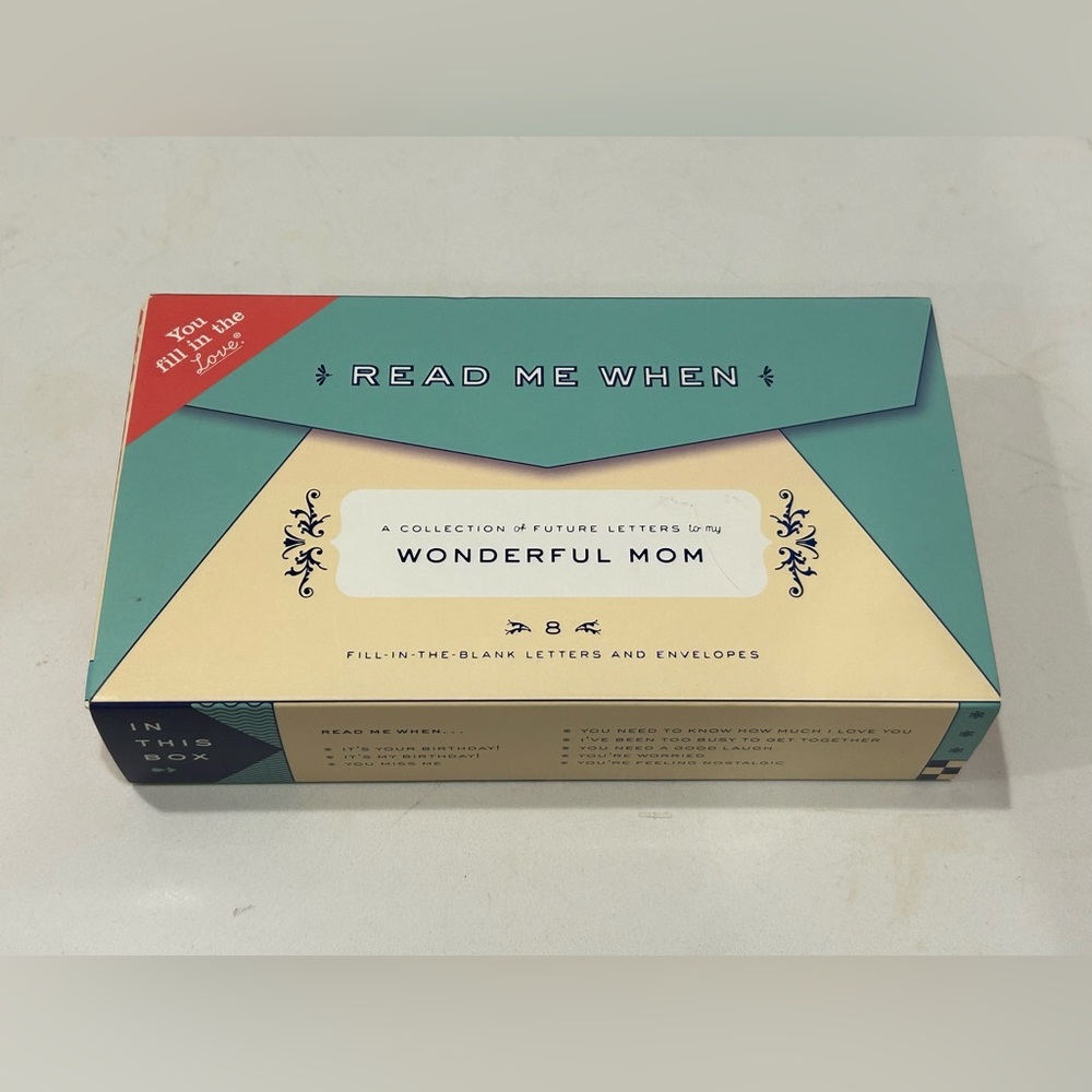 Knock Knock Letters to My Wonderful Mom Keepsake Box! NEW